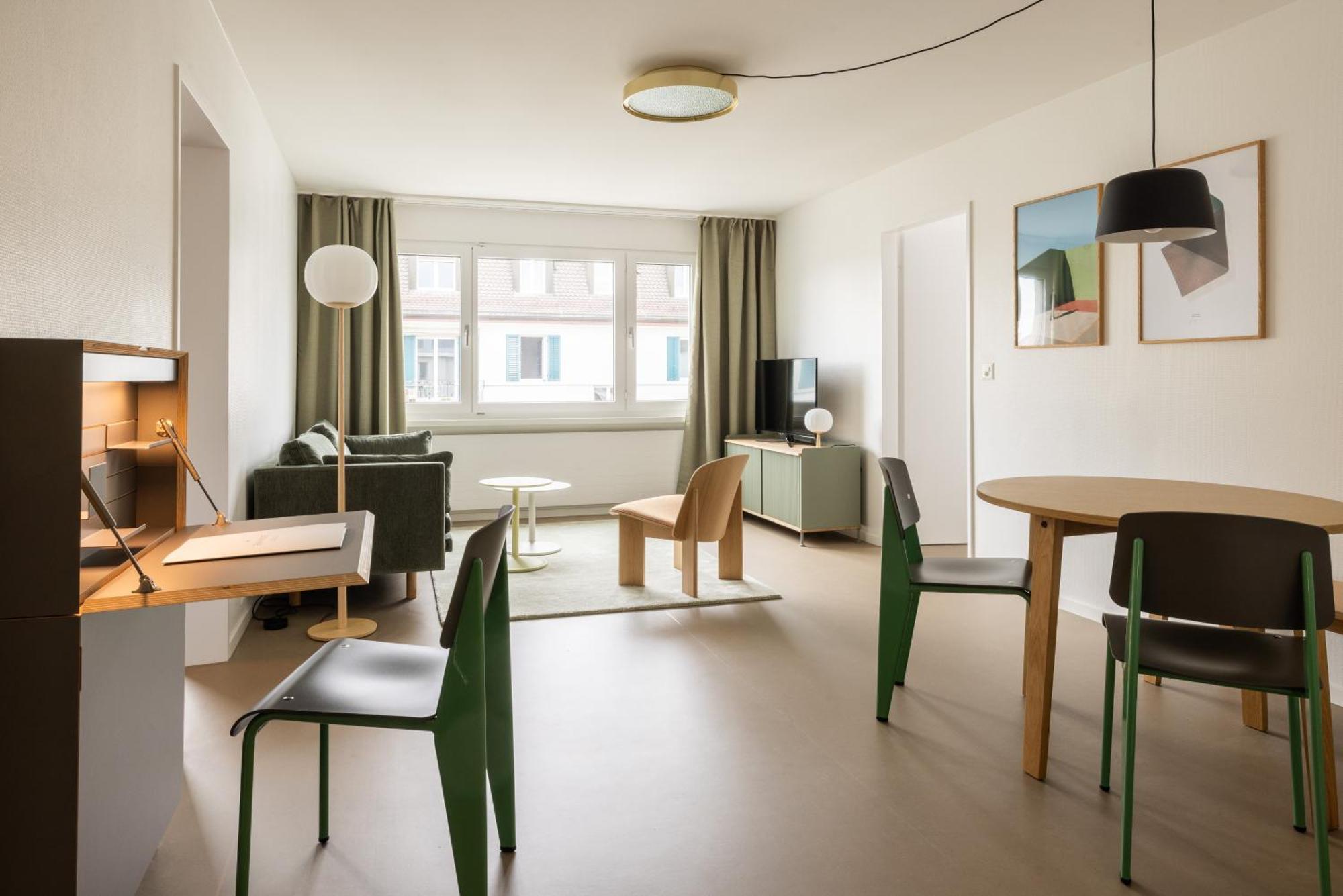 Ema House Serviced Apartments Aussersihl Zúrich Exterior foto